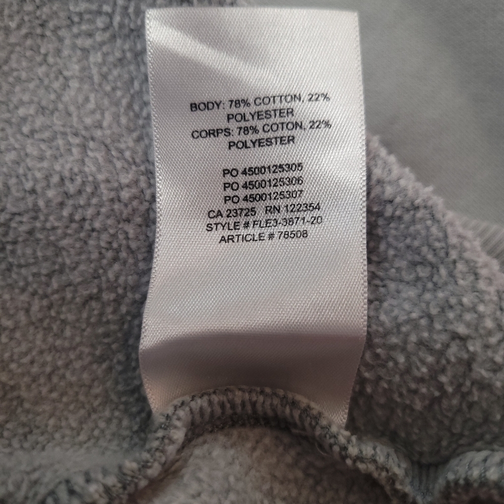 Aritzia Tna Cozy Fleece Oversized Crew Grey Sweatshirt - Picture 9 of 9